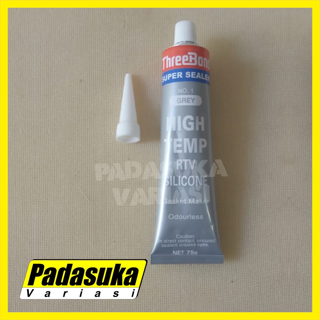 Lem Silicone Sealant Threebond Three Bond Lem Super Sealant ABU RED 75 GR