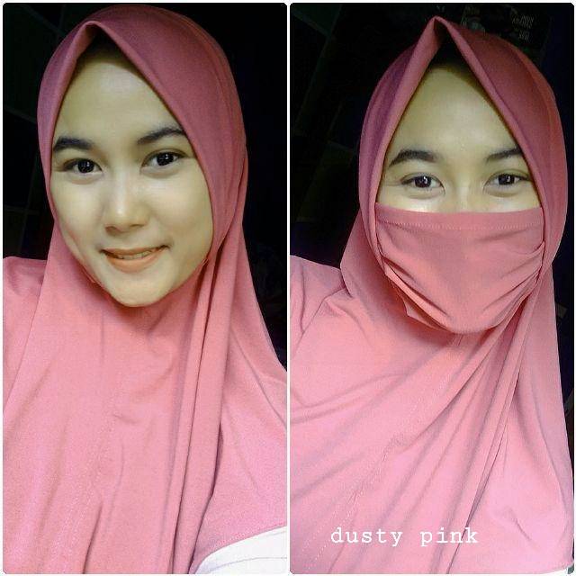 [ COD ]  NIQAB ANTI CORONA / JILBAB INSTAN / JILBAB SYRIA / JILBAB