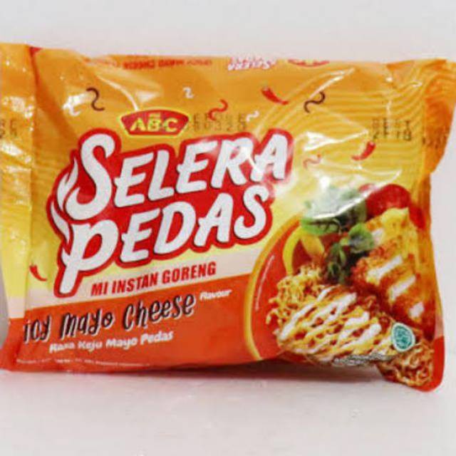 [HALAL] ABC Selera Pedas Mi Instan Spicy Mayo Cheese 80gr Rasa Keju