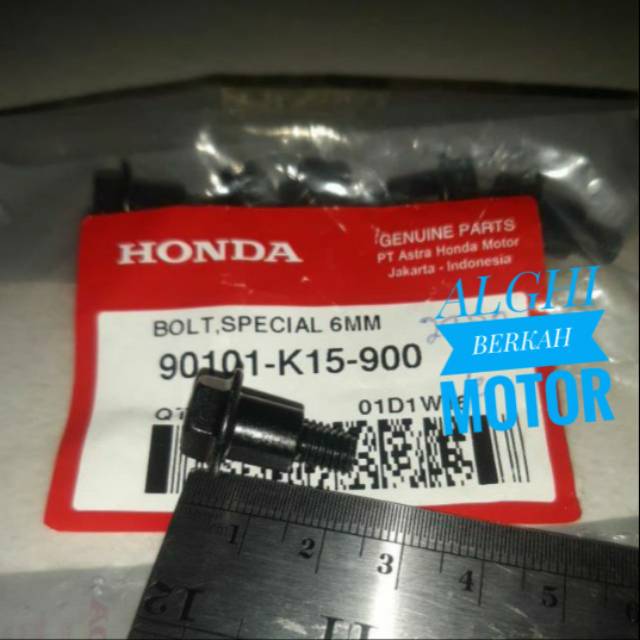 Bolt special 6mm Original Honda 90101-K15-900