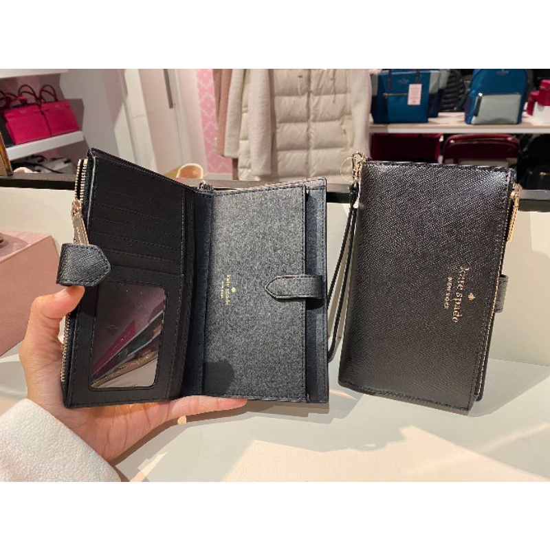 Original Kate Spade Staci Phone Wallet Wrislet Katespade Black