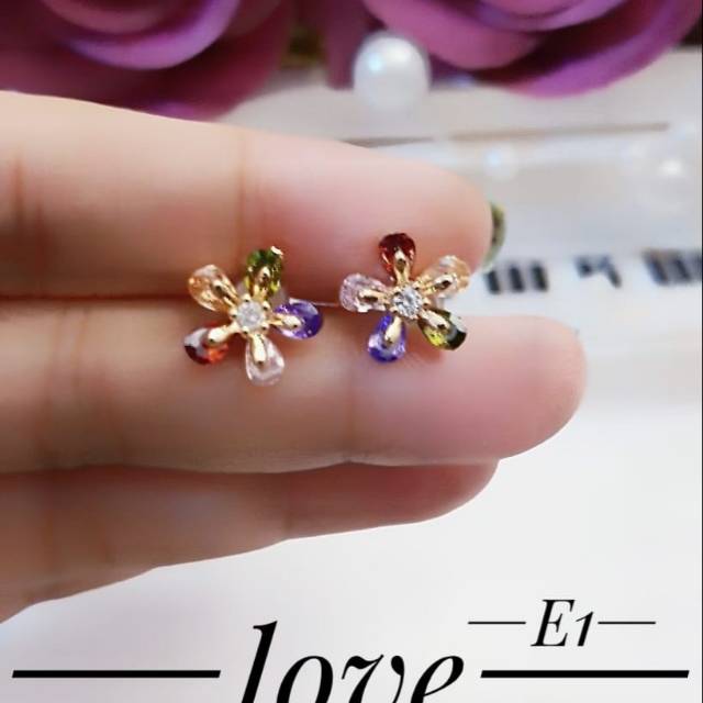 Xuping anting lapis emas 18k 1730k