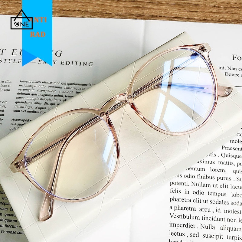 COD❤Wanita Pria frame kacamata  Fashion Korea Anti-Blue Light / anti radiasi  kacamata murah A one