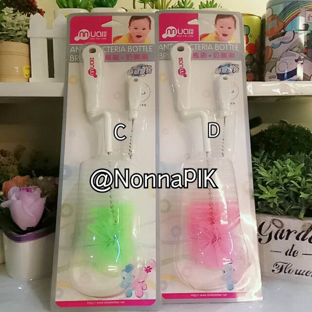 Anti Bacterial Brush Bottle / Anti Bakteri Sikat Botol Susu