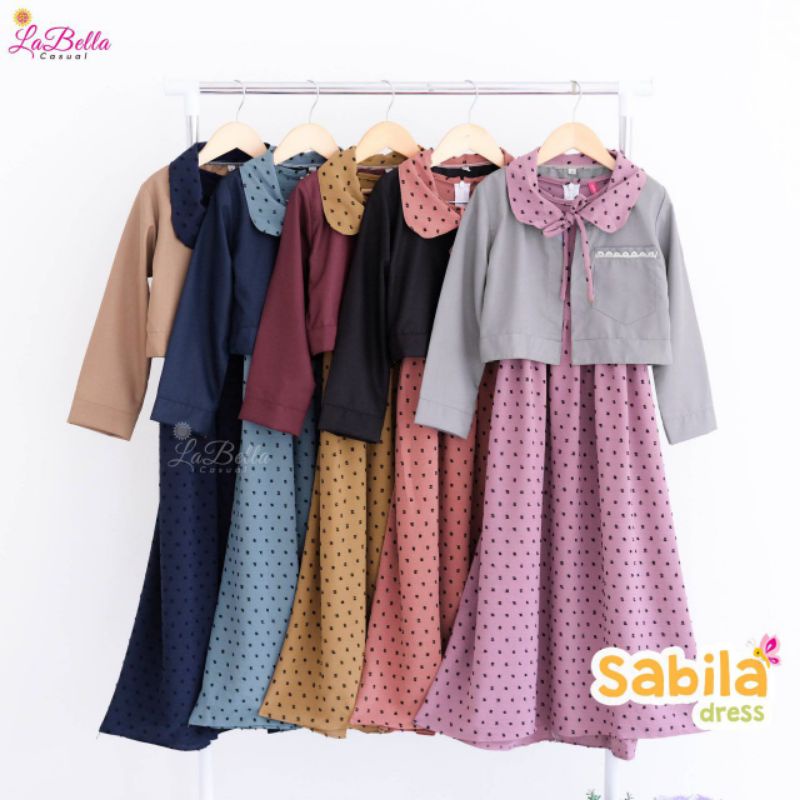Baju Muslim anak perempuan labella sabila