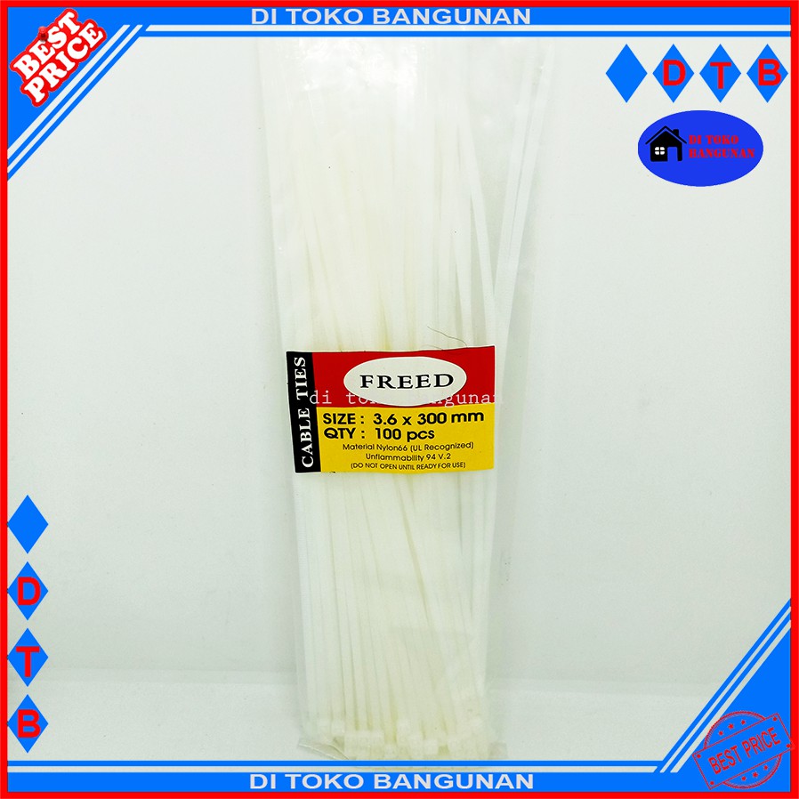 Kabel Ties Nylon Freed 3.6 X 300MM