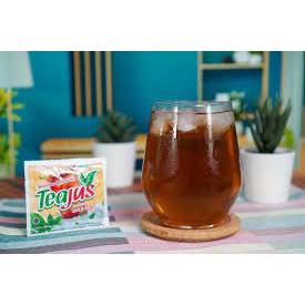 WINGSFOOD TeaJus Tea Jus Teh Jus Sachet Renceng | PER 1 RENCENG Tea jus Renceng @10 pcs semua rasa / Tea Jus Dengan Gula Batu Sachet 7gr teajus variant lainnya 1renceng 10pcs