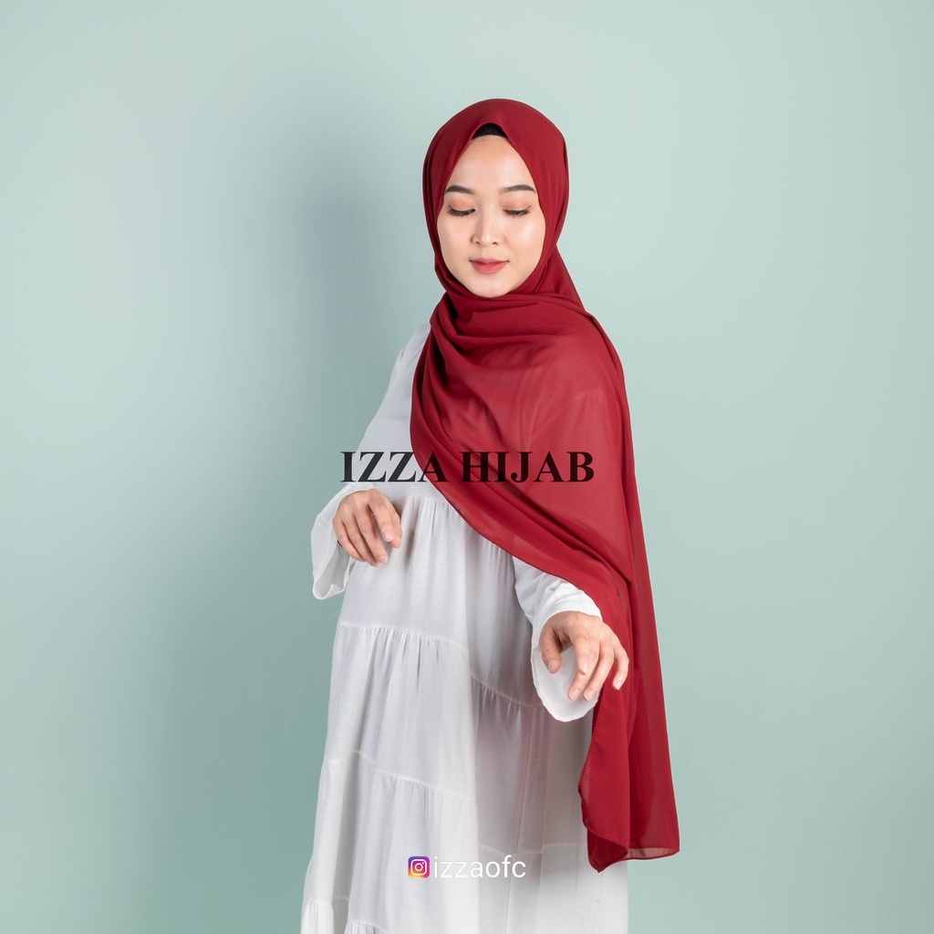 -/+(175cm x 75 cm) JILBAB HIJAB PASHMINA DIAMOND POLOS /PASHMINA SABYAN-3