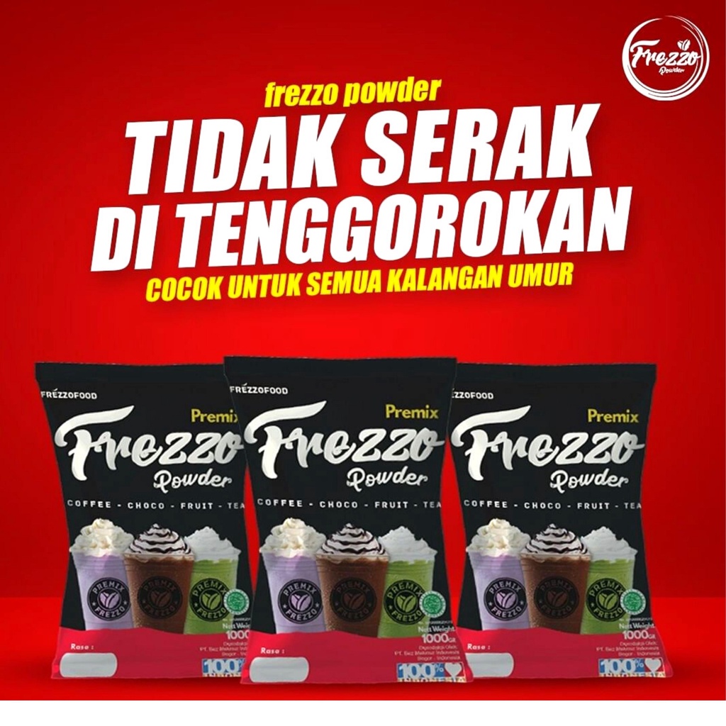 Minuman bubuk Frezzo Premix 1 kg Termurah Super Sale Bubuk Minuman Kekinian Bubuk Minuman Aneka Rasa serbuk Minuman Boba BUBUK MINUMAN ANEKA RASA MINUMAN BUBUK 1000 GR POWDER DRINK