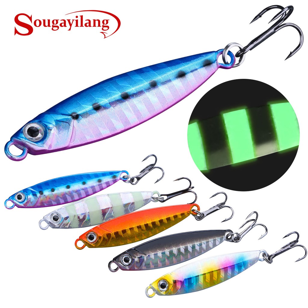 Sougayilang 10g Micro Metal Lead Jigging Lure Artificial