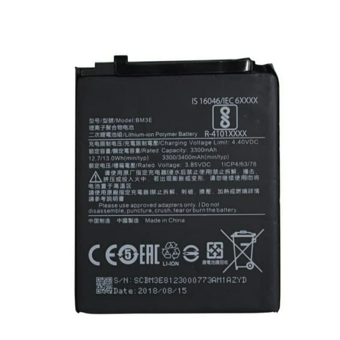 BATRE BATTERY XIAOMI BM3E/MI8 original