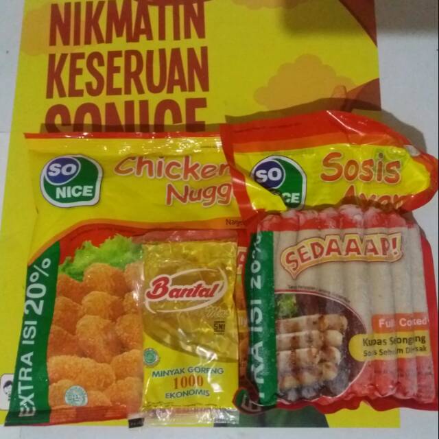 

So Nice Sosis dan Chicken Nugget