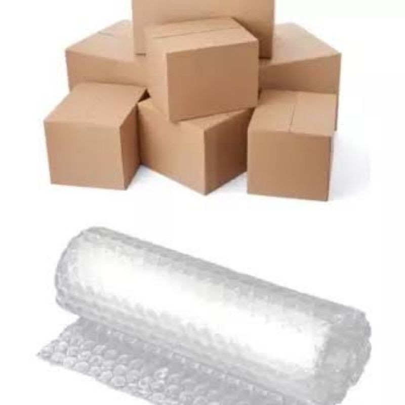 

Bubble Wrap dan Kardus