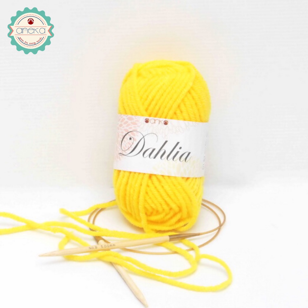 Benang Rajut Karpet Dahlia / Carpet Yarn - 1830 ( Kuning )