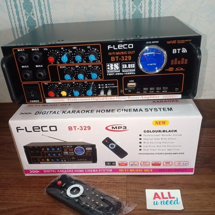 Plifie | Power Amplifier Fleco Bt-329 - Amplifier Bluetooth - Amplifier Besar Berkualitas