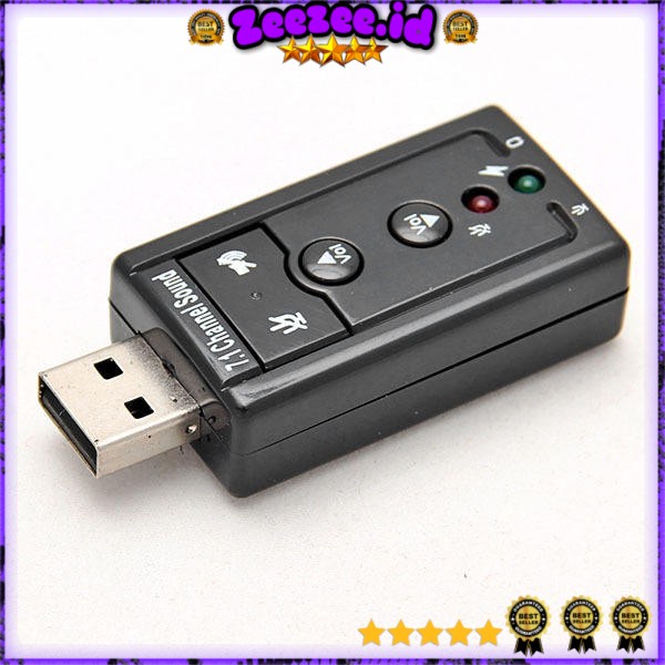 Usb Virtual 7.1 Channel Sound Adapter usb Soundcard-TC-03