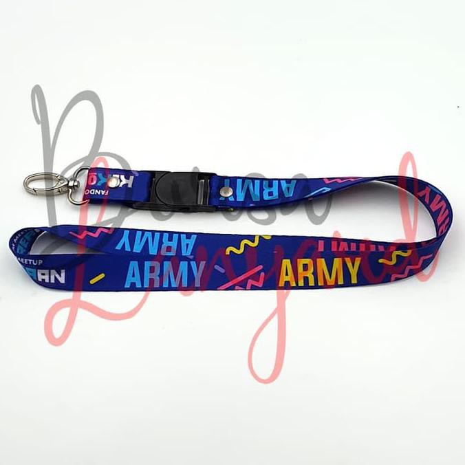

LANYARD CUSTOM DIGITAL PRINT 2 Sisi | Tali / Gantungan / Tali ID CARD