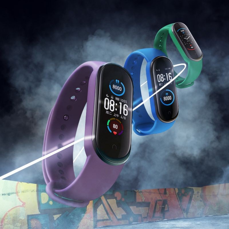 Strap Mi Band 5/6 dan Amazfit Band 5 Color Bahan TPU Soft dan Elastis