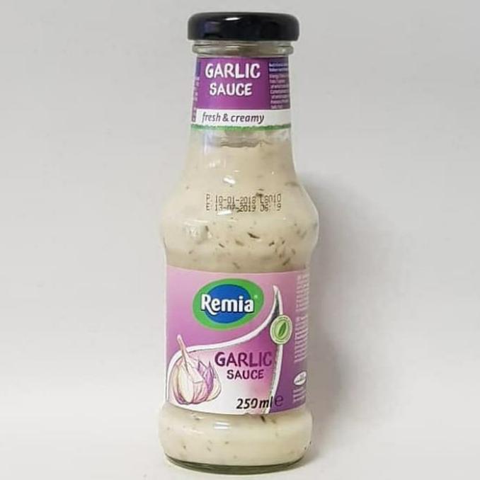 

>*>*>*>*] Remia Garlic Sauce 250 ml Fresh & Creamy / Saus Bawang