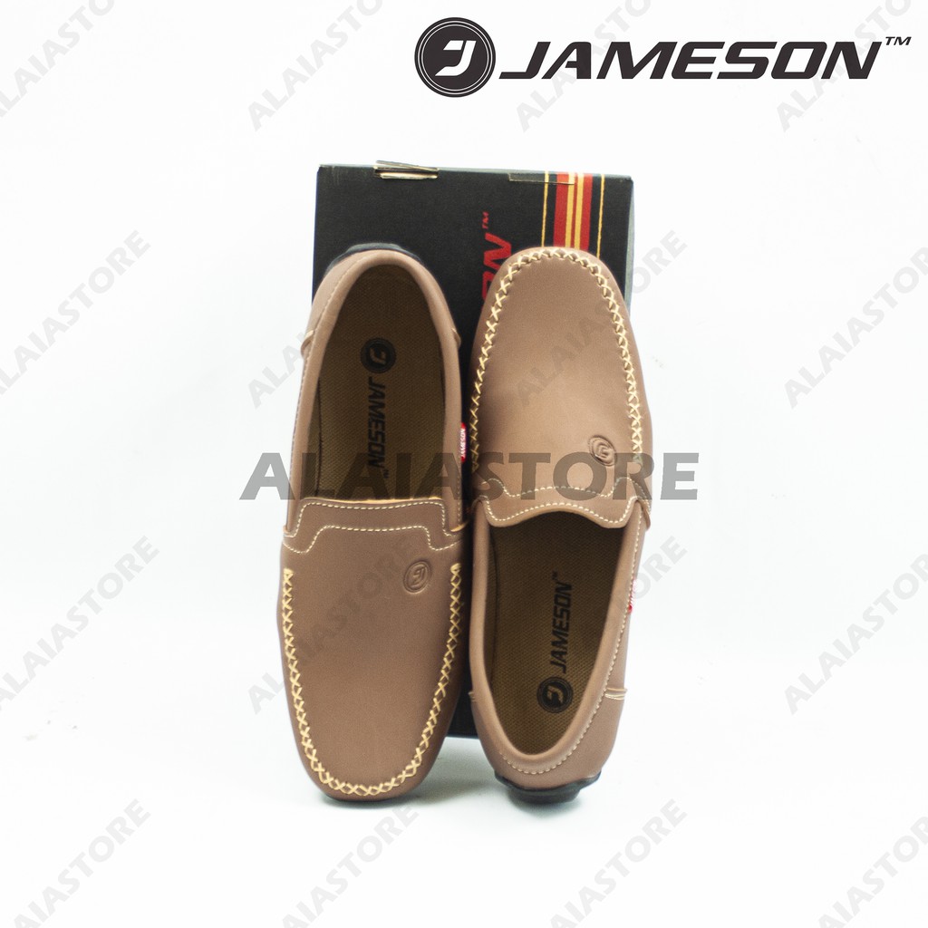 Sepatu loafers casual pria pantofle anti slip Jameson J04 Greece / sepatu formal / sepatu kerja