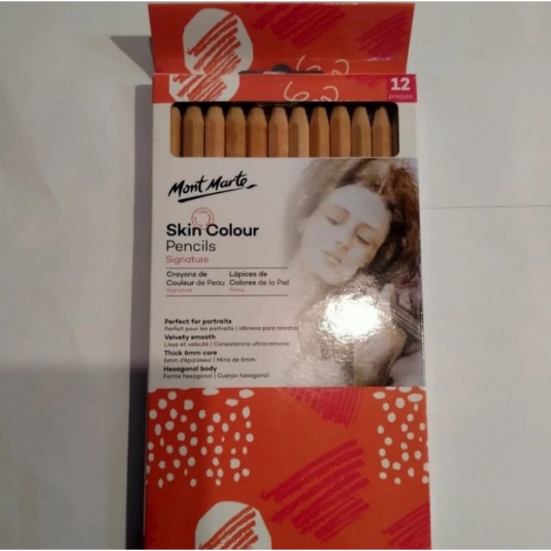 

MONT MARTE SKIN COLOUR PENSIL 12 PCS