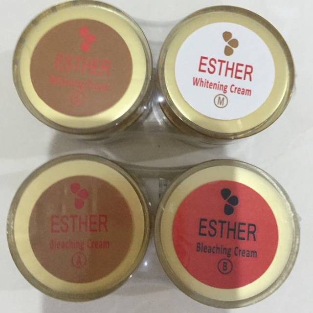 (PER SET) CREAM ESTHER GOLD AB &amp; SM / KRIM ESTER GOLD BLEACHING &amp; WHITENING