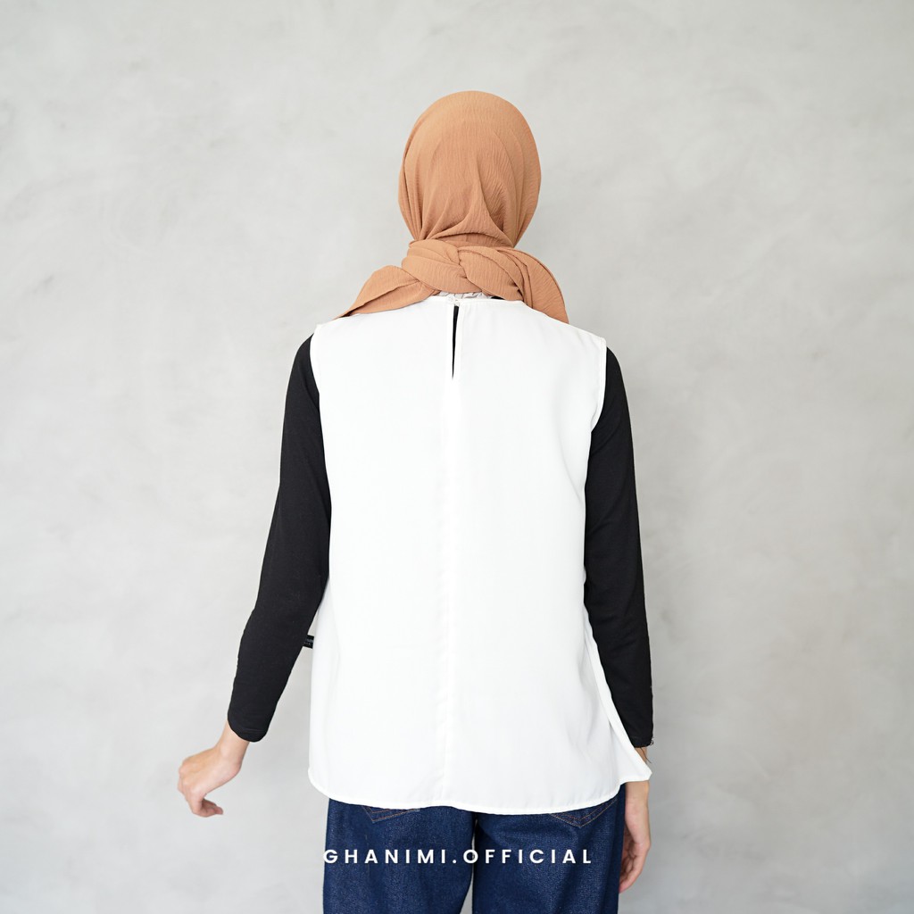 Ghanimi - Inner Sleeveless / Dalaman Baju Polos / tanktop / atasan tanpa lengan