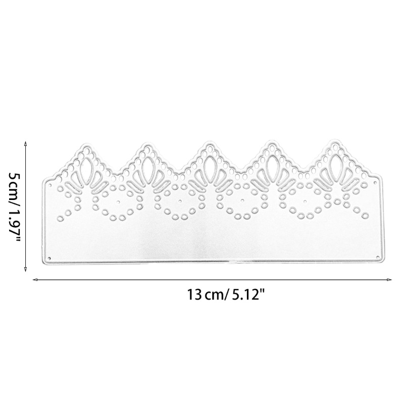 Cetakan Stensil Cutting Dies Motif Macrame Bahan Metal Untuk Scrapbook / Craft Handmade