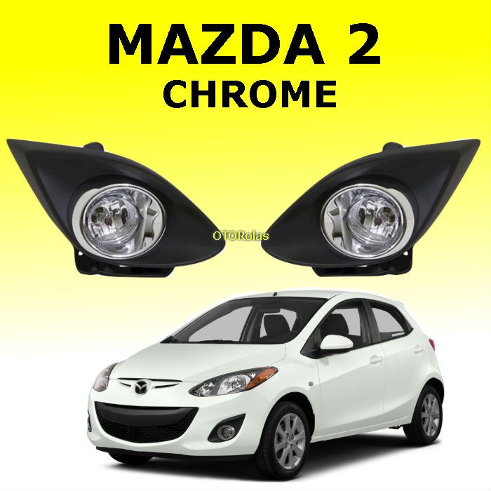 FOG LAMP MAZDA 2 2010 2011 2012 2013 2014 MAZDA2 SPORT LAMPU KABUT BUMPER BEMPER DEPAN FOGLAMP