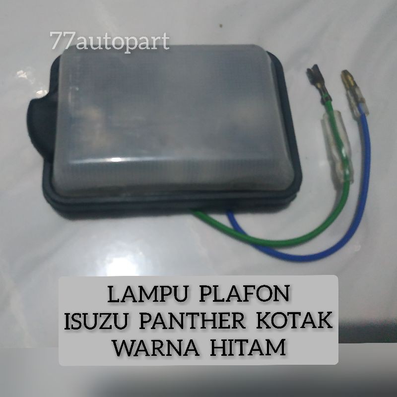 Lampu plafon panther kotak hitam