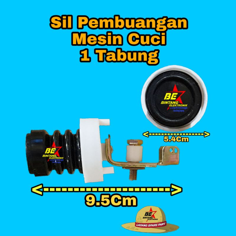 Sil pembuangan mesin cuci 1 tabung DRAIN VALVE MESIN CUCI OTOMATIS