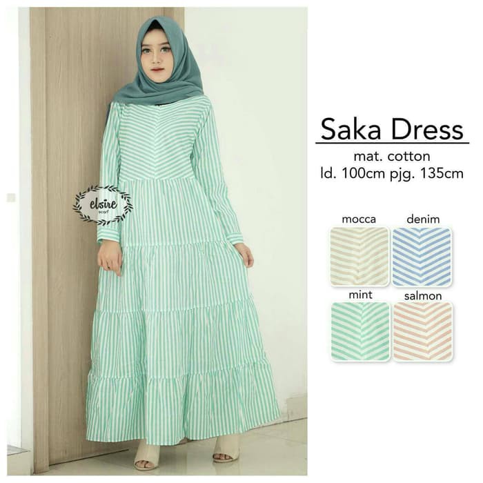 saka dress elsire - scarf