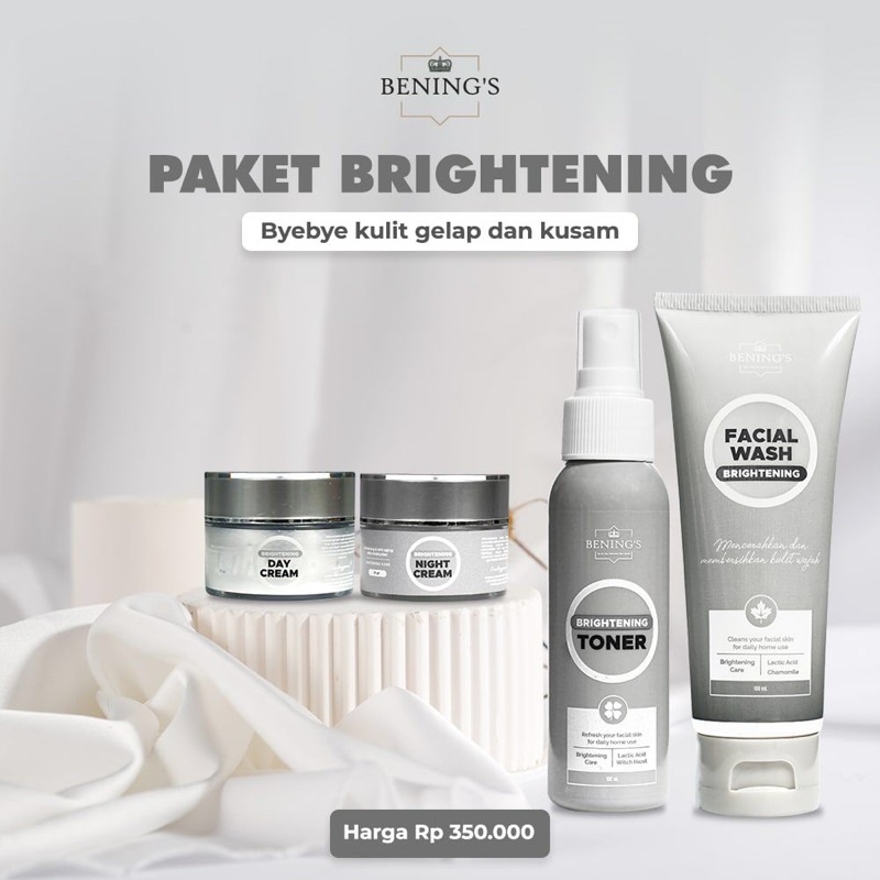 Harga 1 Paket Bening's Skincare