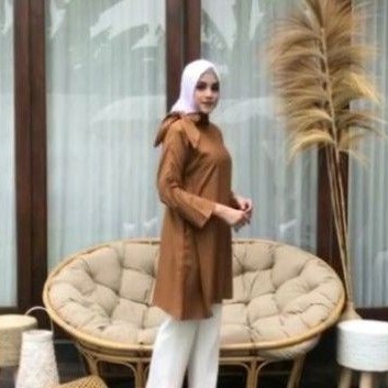 EIL.ID LYRA TUNIK IN BROWN TOYOBO