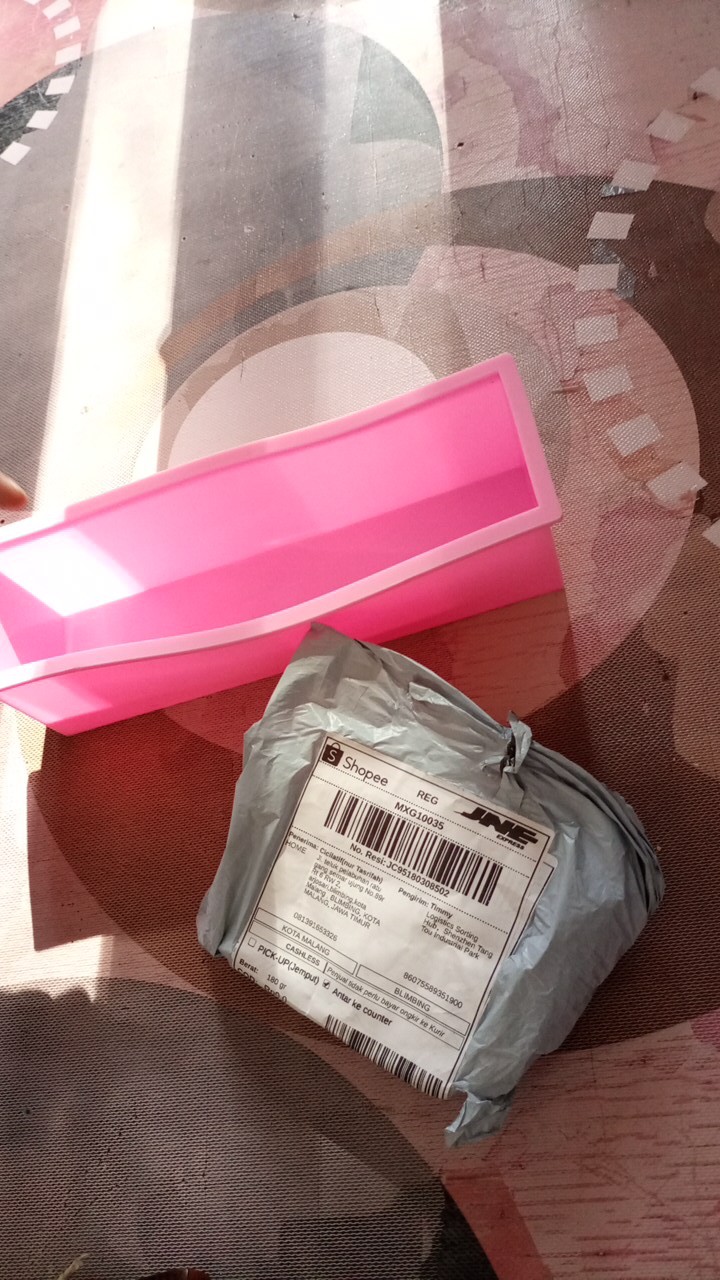 Cetakan Sabun Bentuk Persegi Panjang Bahan Silikon