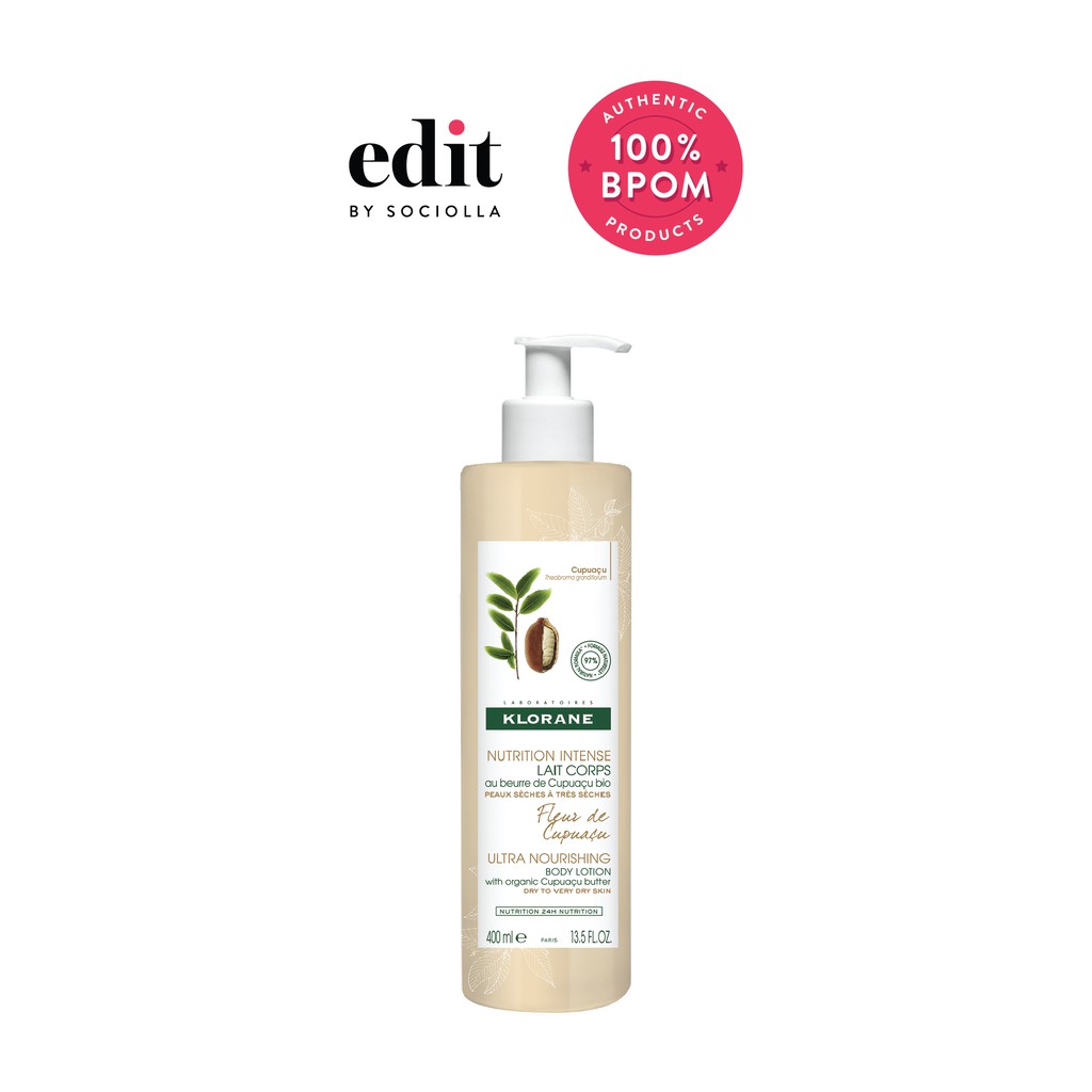 

Klorane Fleur de Cupuacu Ultra Nourishing Body Lotion Edit by Sociolla - 400 ml