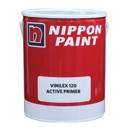 VINILEX 120 ACTIVE PRIMER 1 LITER NIPPON PAINT / CAT DASAR GALVANIS ALUMINIUM