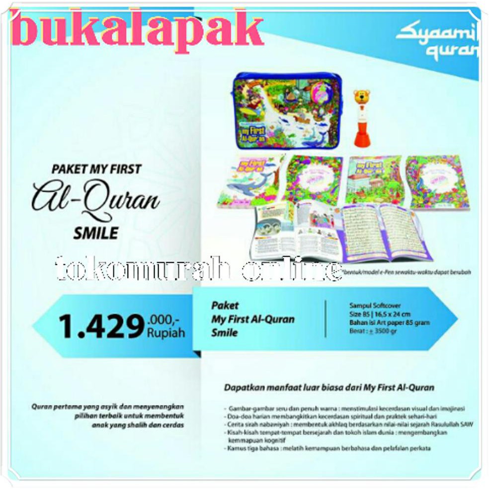 Paling Murah Syaamil Al-Quran,  "My First Al-Quran (Myfa) E-Pen"