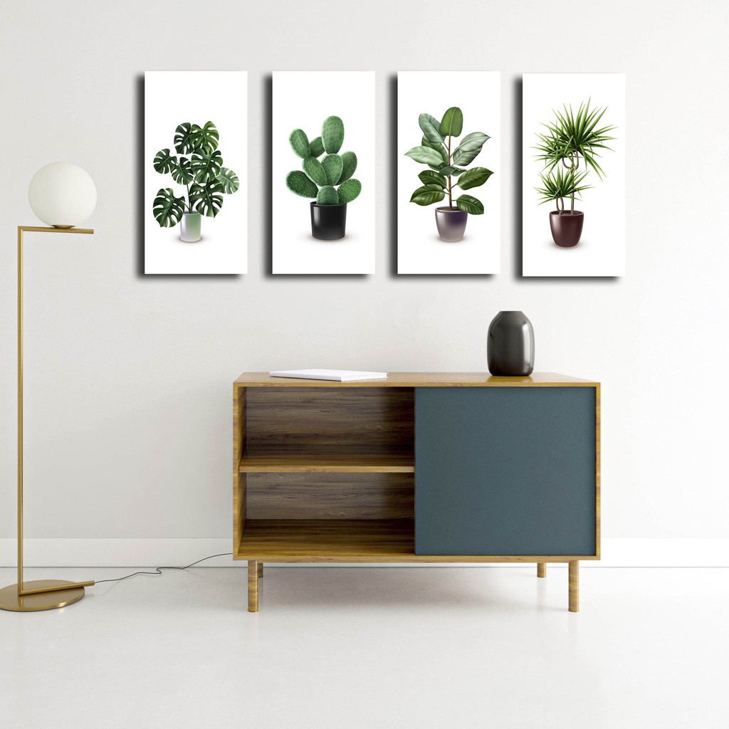 APOLITO (10X20 CM) HIASAN DINDING DAUN MONSTERA MINIMALIS WALL DECOR PAJANGAN DINDING TANAMAN POT MONSTERA