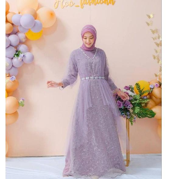 (BOOMING) BAJU GAMIS WANITA REMAJA OOTD HIJAB 2022 TERBARU KEKINIAN