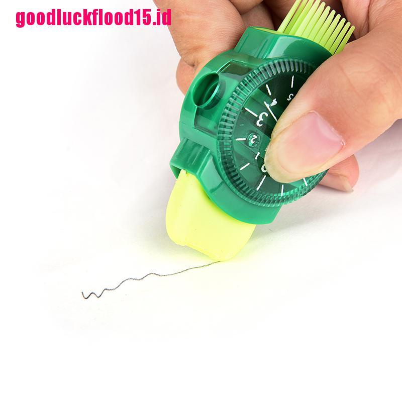 {LUCKID}Watches Sliced Pencil Sharpener With Erasers Brush for Office School Supplie