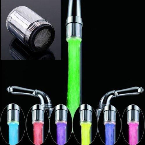 Faucet Light Keran Air LED 7 Warna dengan Konektor - WH-F03 ABU