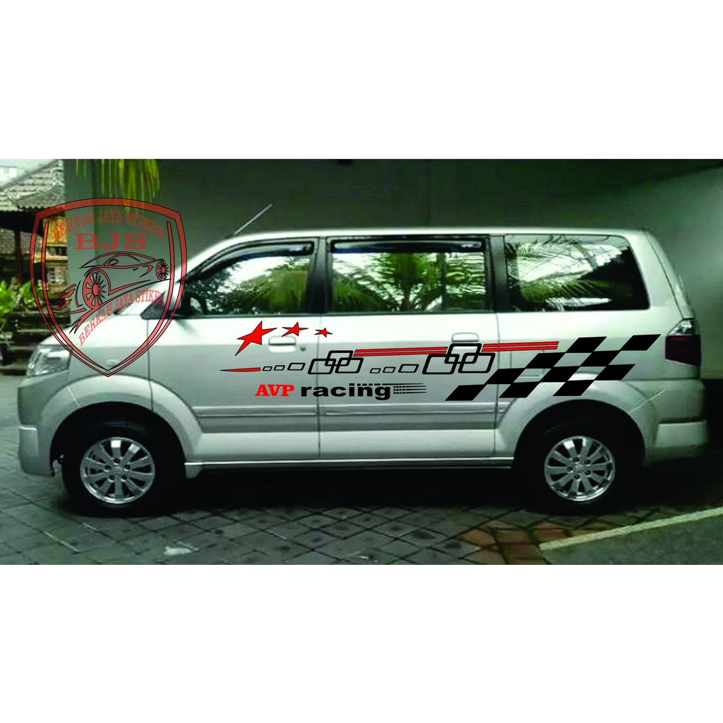 Stiker mobil apv cutting sticker tribal apv grand max luxio serena keren keren murah