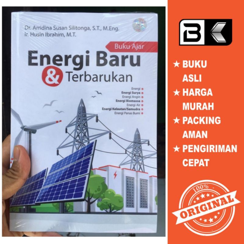 Buku Energi Terbarukan Buku Ajar Energi Baru Dan Terbarukan Buku Original Arridina Susan Silitonga Shopee Indonesia