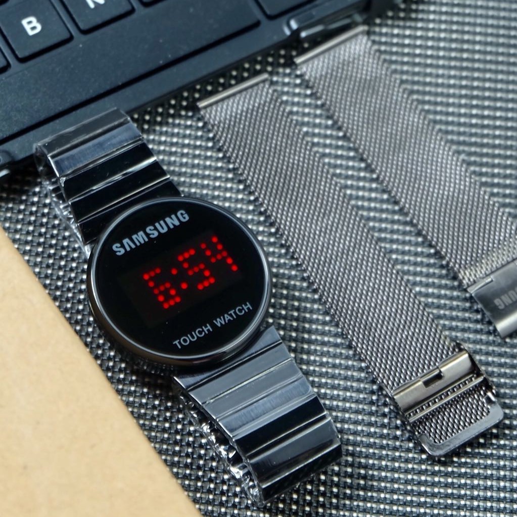 JAM TANGAN MURAH SAMSUNG TOUCH SCREEN PAKET FREE BONUS RANTAI PASIR