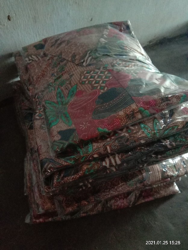 Cod. Bayar Di Tempat. Maura Couple - Sania Ruffle Batik Couple Ori Ndoro Jowi Garansi Termurah