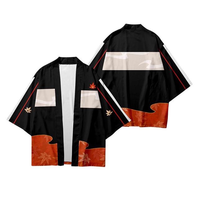Haori Baju Cosplay Kimono Game Genshin Impact Kaedahara Kazuha x