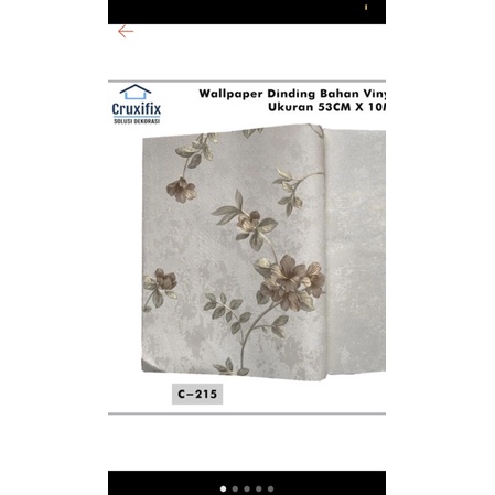 wallpaper  premium wallpaper korea motif bunga kode c215