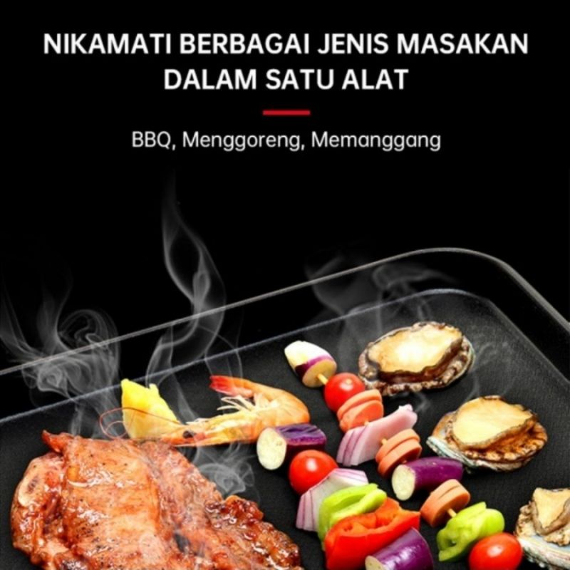 Panggangan Listrik Pemanggang Table Grill Elektrik Wajan Kompor Panggang Jepang Tepanyaki Korean BBQ