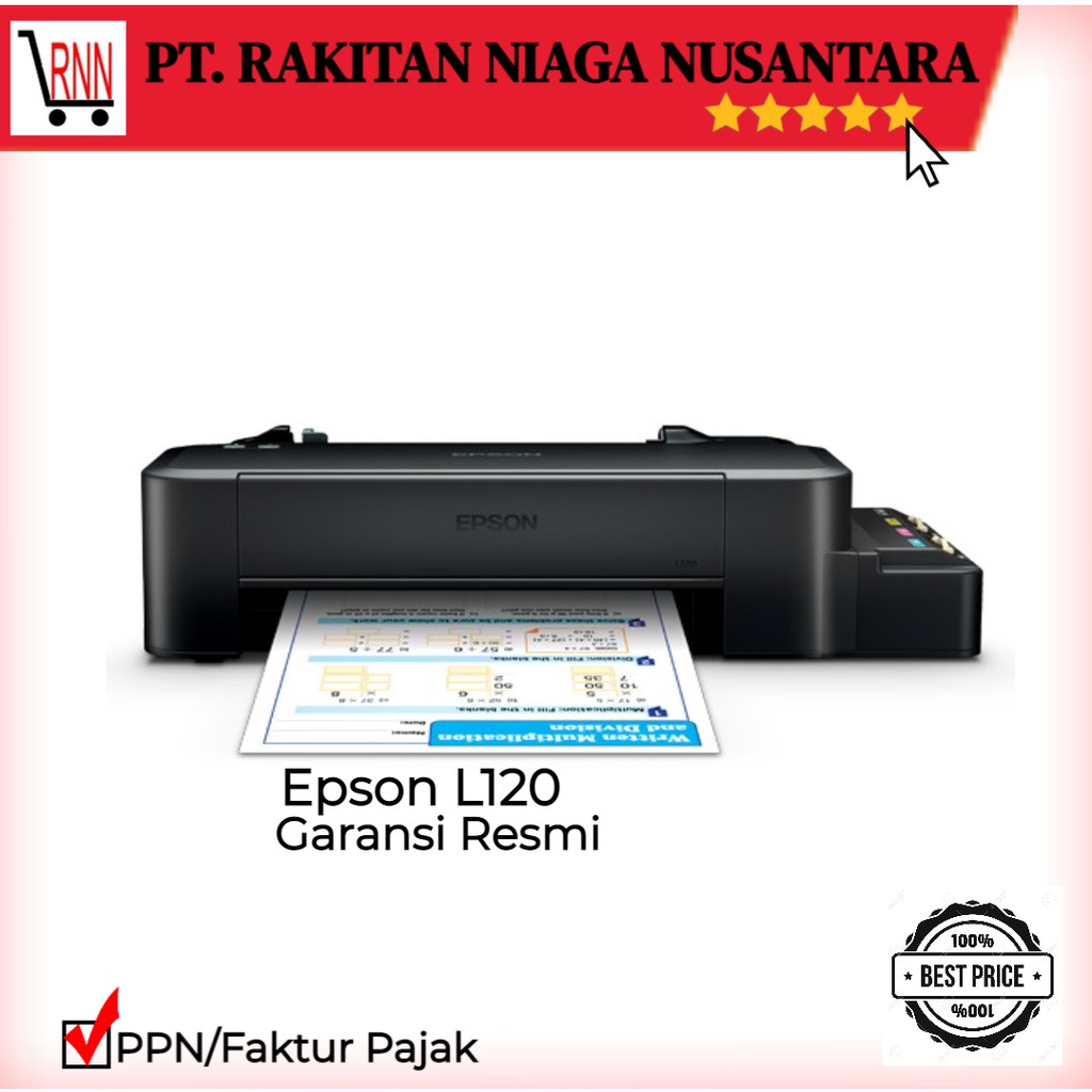 Jual Epson L120 Printer Indonesiashopee Indonesia 2600